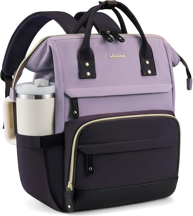 LOVEVOOK Laptop Backpack for Women, 17 Inch Work Business Backpacks Purse With Large Capacity