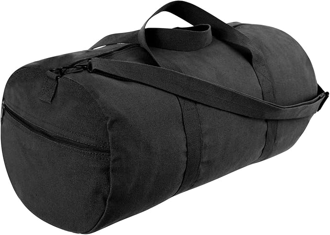 Rothco Heavy-Duty Canvas Shoulder Duffle Bag - Rugged Travel Gym Gear Equipment Bag