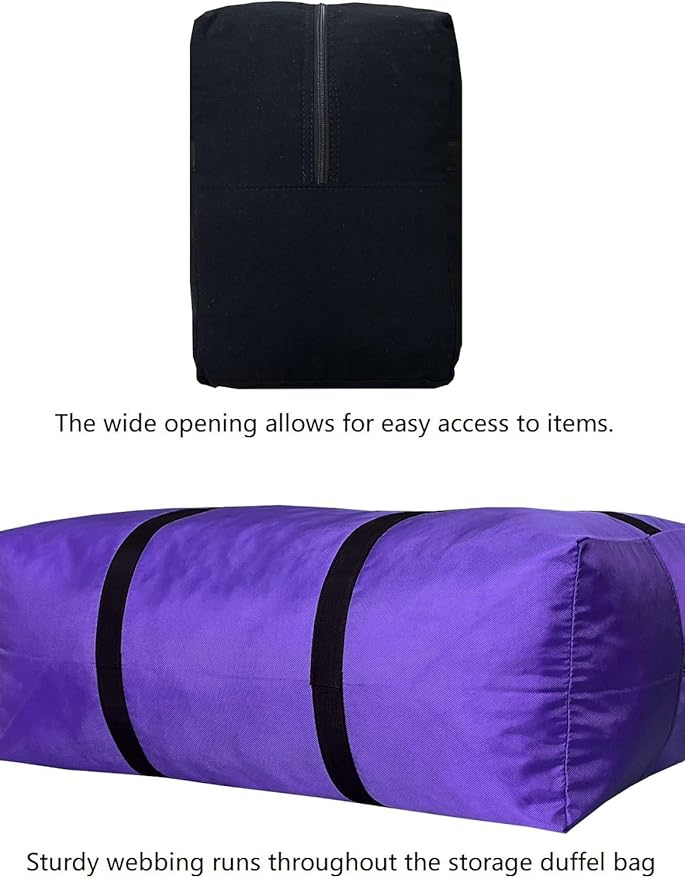 Extra Large Duffle Bag for Travel, Big Foldable Storage Bag - Pink