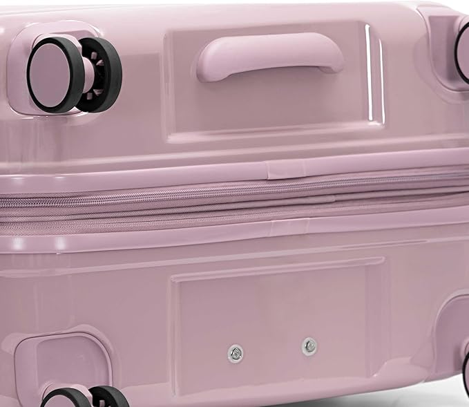 Traveler's Choice Edinburgh II Hardside Spinner Luggage, TSA Lock, Pink, 29" Large