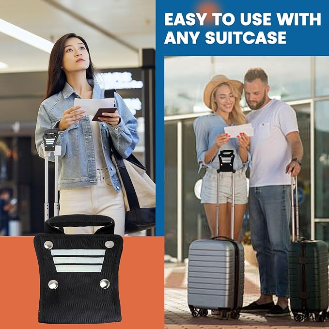 Convenient Luggage Handle Extender for Your Short & Wide Luggage Handle, Great Extension for Your Carry On