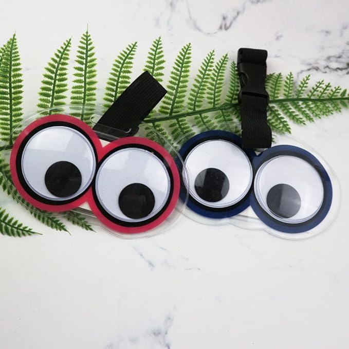 3pcs New Cute Eyes Luggage Tags Suitcase Luggage Tags Travel Accessories Baggage Name Tags