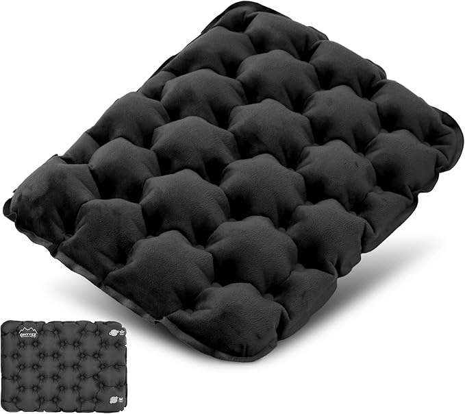 ONTYZZ Inflatable Seat Cushion Lightweight Airplane Seat Cushion Stadium Seat Travel Cushion for Climbing Hiking Office Airplane