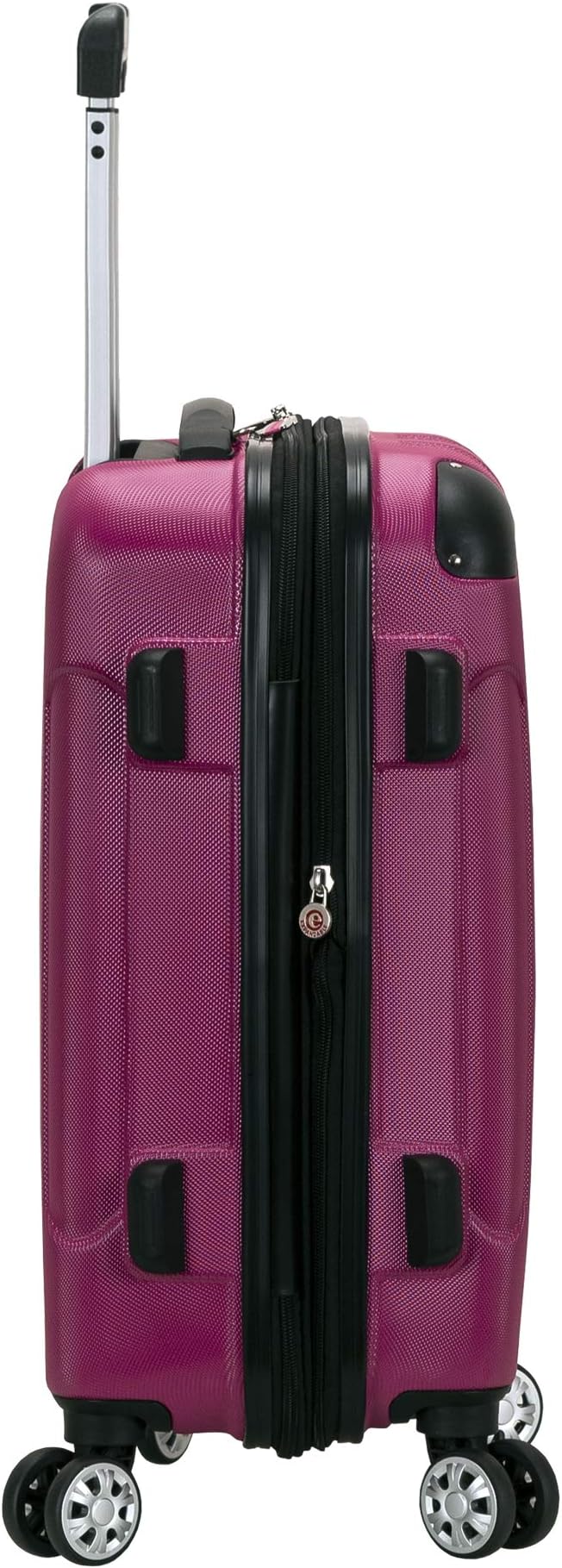 Rockland London Hardside Spinner Wheel Luggage, Magenta, 3-Piece Set (20/24/28)
