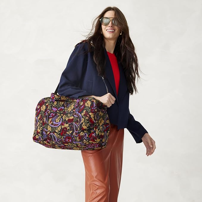 Vera Bradley Women's Miramar Weekender Travel Bag - Premium Cotton