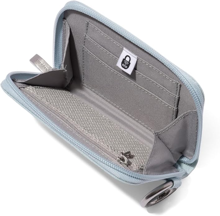 Baggallini Deluxe Card Case - Lightweight 5.5"x3.3" RFID Protected Womens Wallet Card Holder
