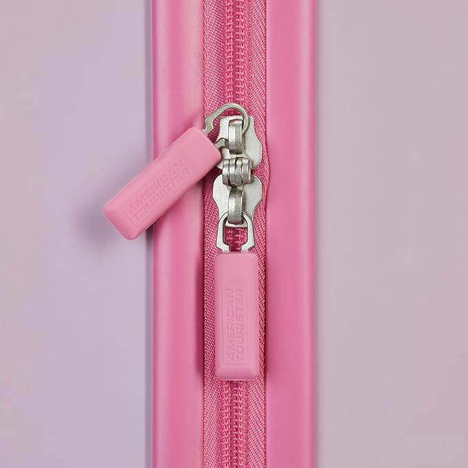 American Tourister Disney Princess Carry-On Luggage - Airline Approved, Durable Hardshell with Disney Princess Favorites - Roll Confidentially with Spinner Wheels & Colorful Adjustable Handle