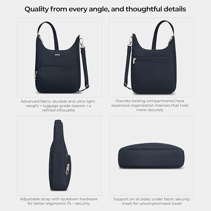 Travelon Anti-Theft Classic Essential Messenger Bag