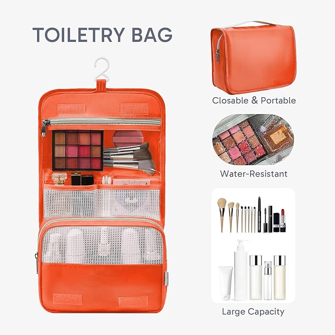 10 Set Packing Cubes for Travel, Gifts for Women Mom,Anti-Tearing Suitcase Organizer for Luggage with Shoe & Hanging Toiletry Bag,OlarHike Vacation Essentials & Accessories for Cruise Ship