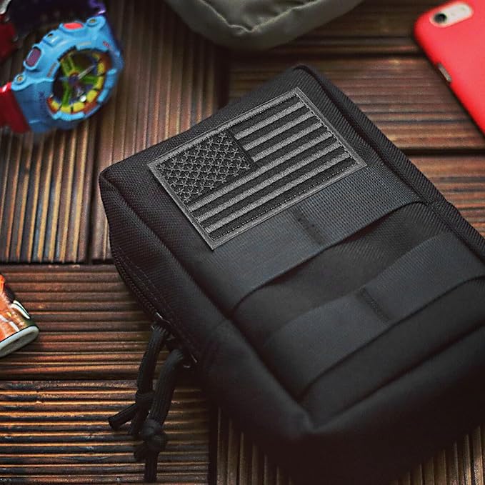 AMYIPO MOLLE Pouch Multi-Purpose Compact Tactical Waist Bags Small Utility Pouch 2 PCS Small Pouch