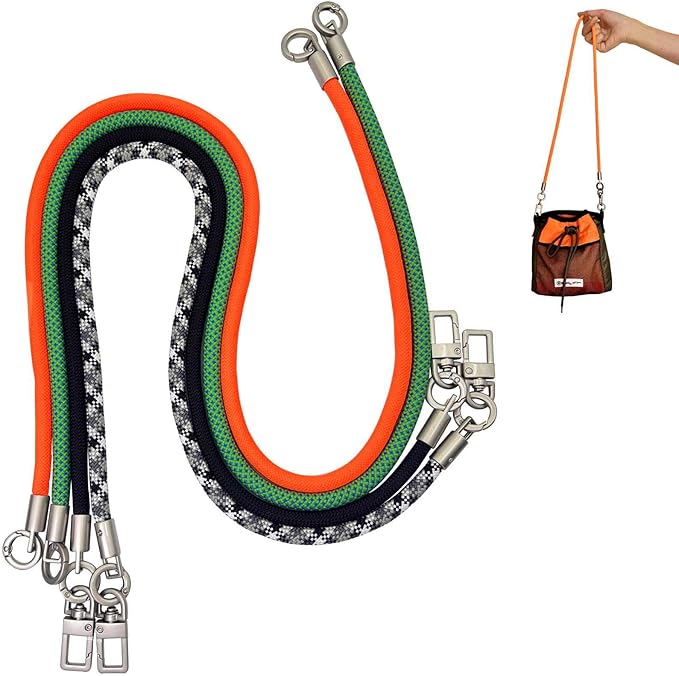 4-Pack Paracord Bag Handles – DIY Replacement Straps for Shoulder Bags, Crossbody Bags & Handbags