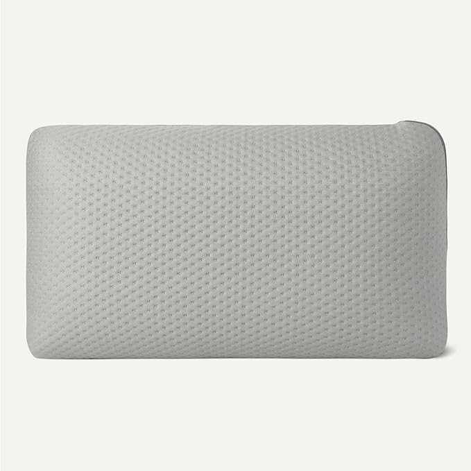 Amazon Basics Camping Pillow, Memory Foam Travel Pillow with Washable Cover