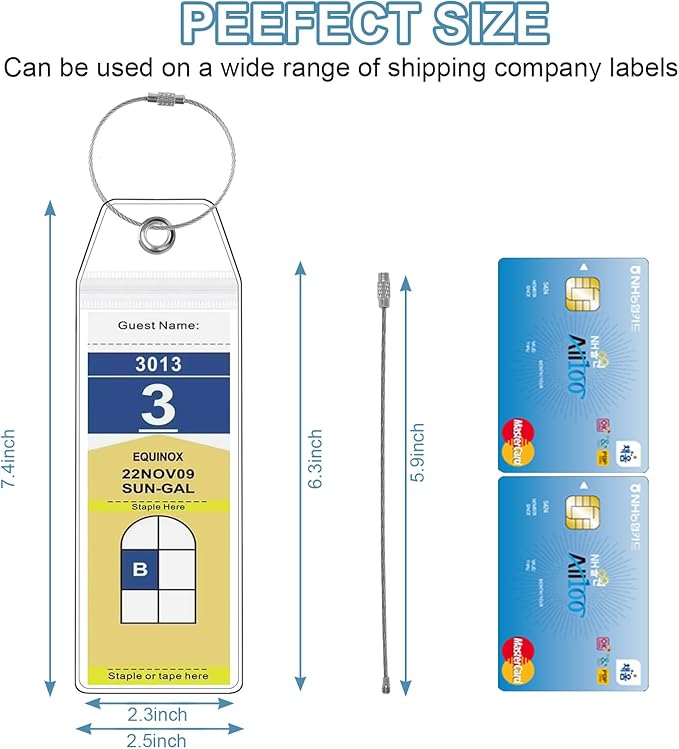 Cruise Luggage Tag Holder, Cruise Luggage Tag Holder can be Used for 2025Carnival, NCL, MSC Cruises, and Princess Ships Offer