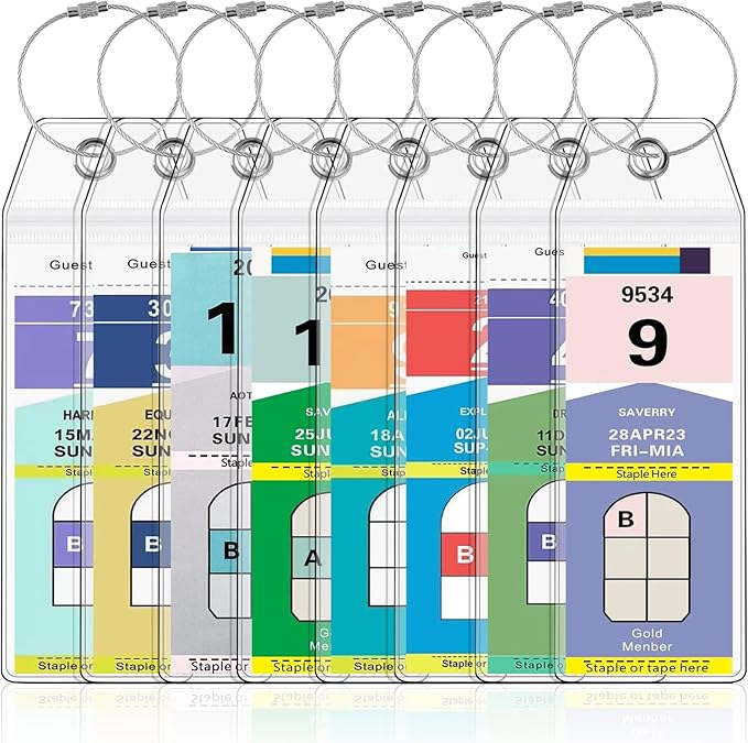 Cruise Luggage Tag Holder, Cruise Luggage Tag Holder can be Used for 2025Carnival, NCL, MSC Cruises, and Princess Ships Offer