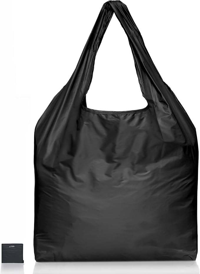 SYZY Pocket-Size Foldable XL Shopping Bag - Holds 70 lbs, Durable and Ultra-Lightweight for Daily Use and Travel