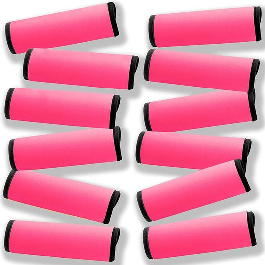 Luggage Handle Wrap 12 Pack-Bulk Luggage Handle Wraps For Suitcases Neoprene Handle Wraps/Cover/Grips For Carry on/Bag/Car Travel Accessories For Luggage