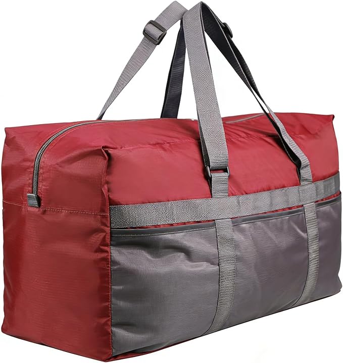 REDCAMP Foldable Travel Bag, Large Sports Bag, 75L/96L/100L, Lightweight Waterproof Tote Bag