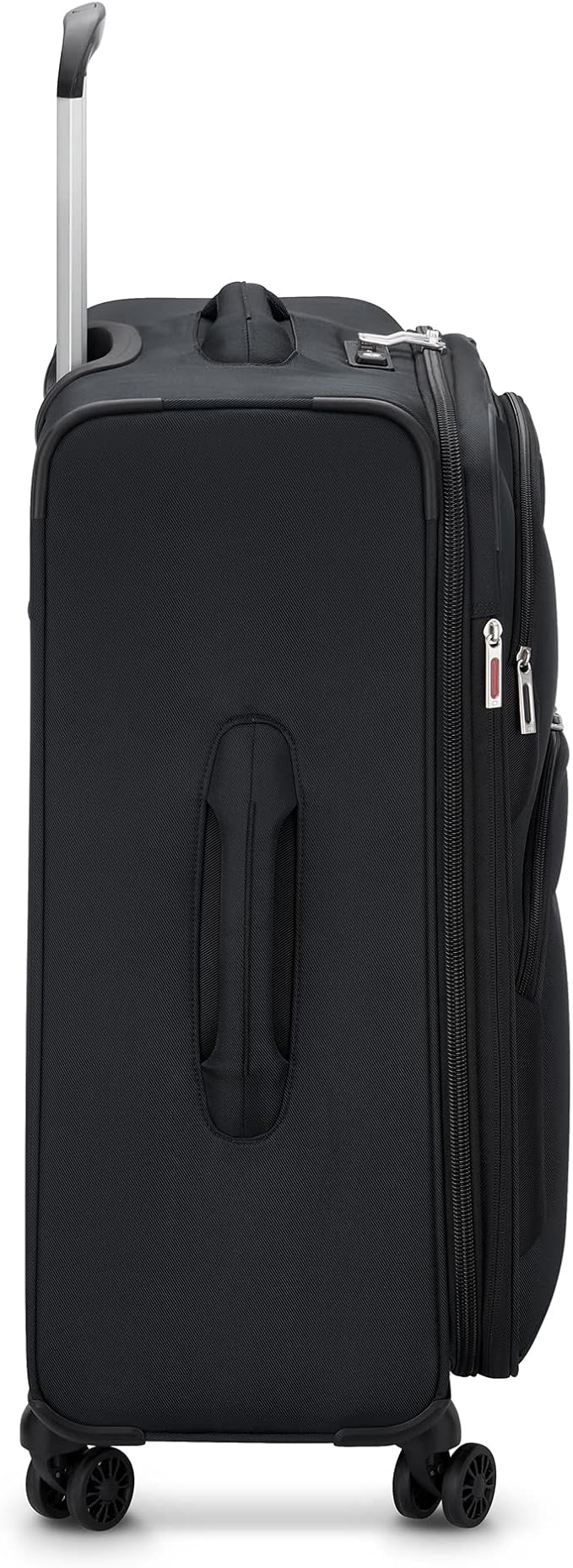 DELSEY PARIS Sky Max 2.0 Softside Expandable Luggage with Spinner Wheels, Black, 2-Piece Set (21/24)