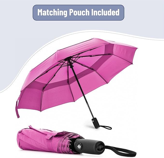 Mr. Pen- Windproof Travel Umbrella, Automatic Umbrellas for Rain, Compact