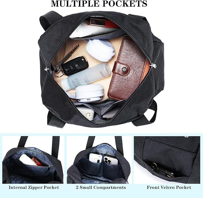 Mini Gym Bag for Women Girls, 12 inch Small Gym Tote, Lightweight Small Carry On Duffle Bag for Travel Sports