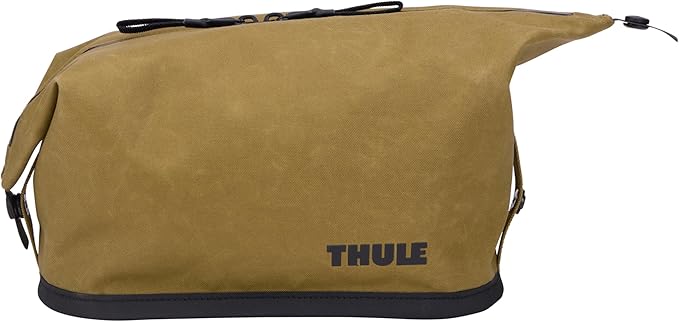 Thule Aion Toiletry Bag - Water-resistant bag for toiletries, makeup & shaving essentials - Removable liquids bag included - Easy to clean - Snap loop for easy hang - Waxed, PFC-free fabric