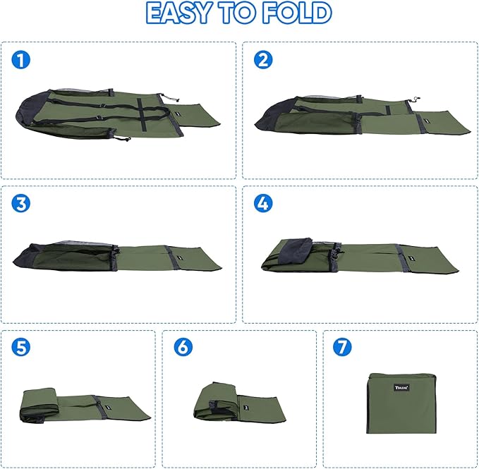 BALEINE 2PK 120L Laundry Bag Backpack, 900D Oxford Fabric Large Travel Laundry Bags with Shoulder Straps and 2 Mesh Pockets for College Dorm, Apartment, Laundromat (Green, 120L)