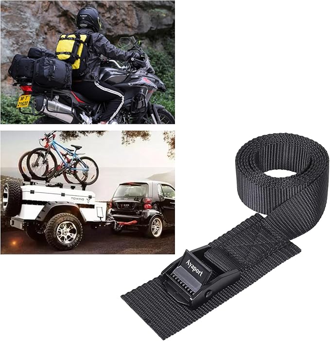 Ayaport Adjustable Cam Buckle Lashing Straps 4ft 4pack Tie Down Straps