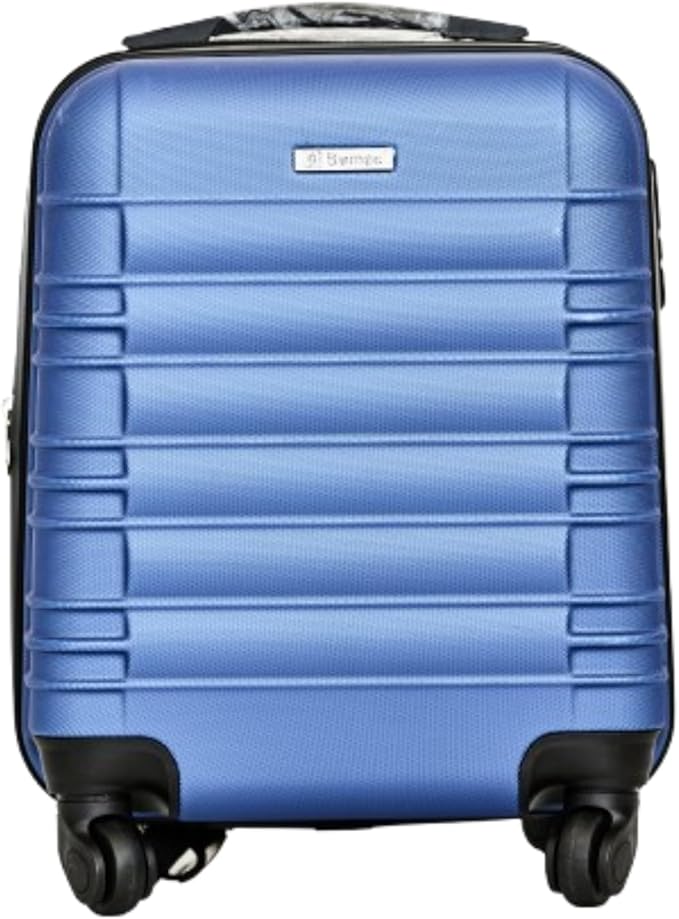 ABS Luggage Suitcase, Spinner Hardshell Lightweight, Stylish & Durable Suitcase with 360° Wheels for Smooth Travel, Perfect for Carry-On, Ideal for Business, Vacations & Weekend Getaways Blue (24inch)