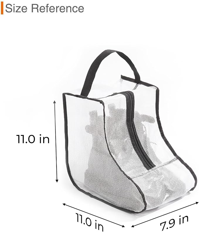 Boots Storage Bag, Portable Shoe Bags for Storage and Travel, Clear Dust Proof Boots Cover Bag, Boot Organizer (Medium)