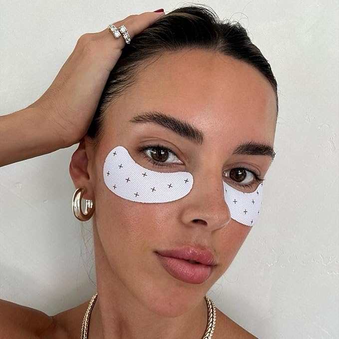 + Lux Unfiltered Cooling Under Eye Patches - Anti-Slip Caffeine Infused Korean Eye Mask - Reduces Puffiness, Brightens, & Hydrates Skin - Fragrance Free, Vegan, & Cruelty Free - 10 Count (Pack of 2)