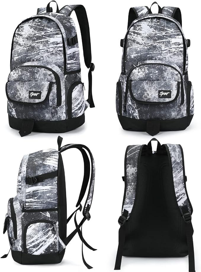 rickyh style School Backpack Travel Bag for Men & Women Lightweight College Back Pack with Laptop Compartmen