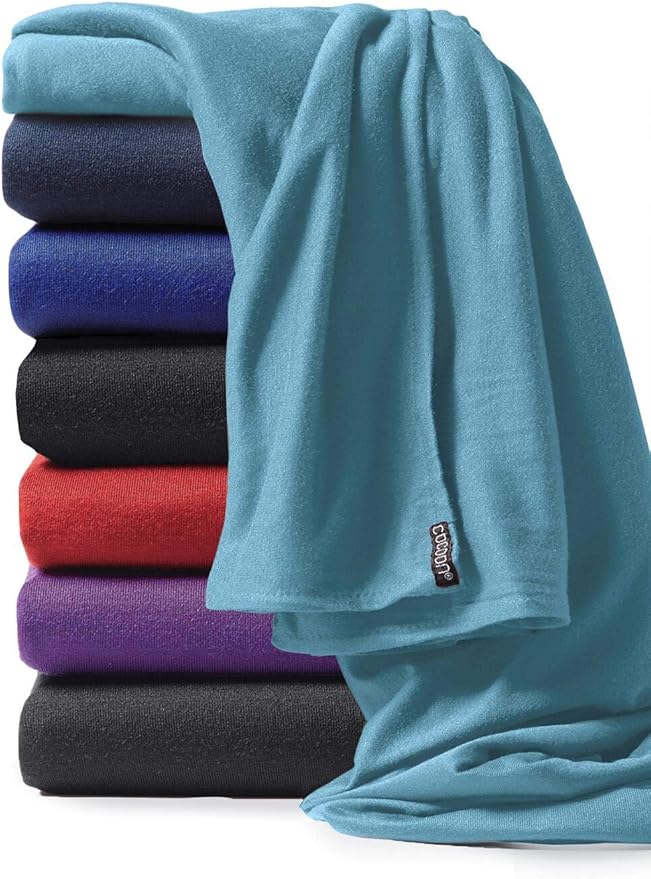 COCOON - Premium - Coolmax - Travel Blanket - Cobalt Blue