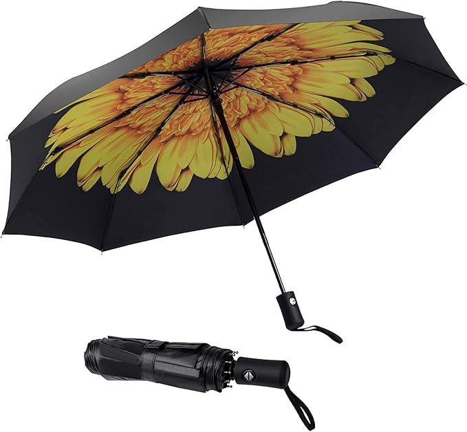 SY COMPACT Travel Umbrella Windproof Automatic Umbrellas Small Compact UV Sun Protection Factory Outlet Umbrella
