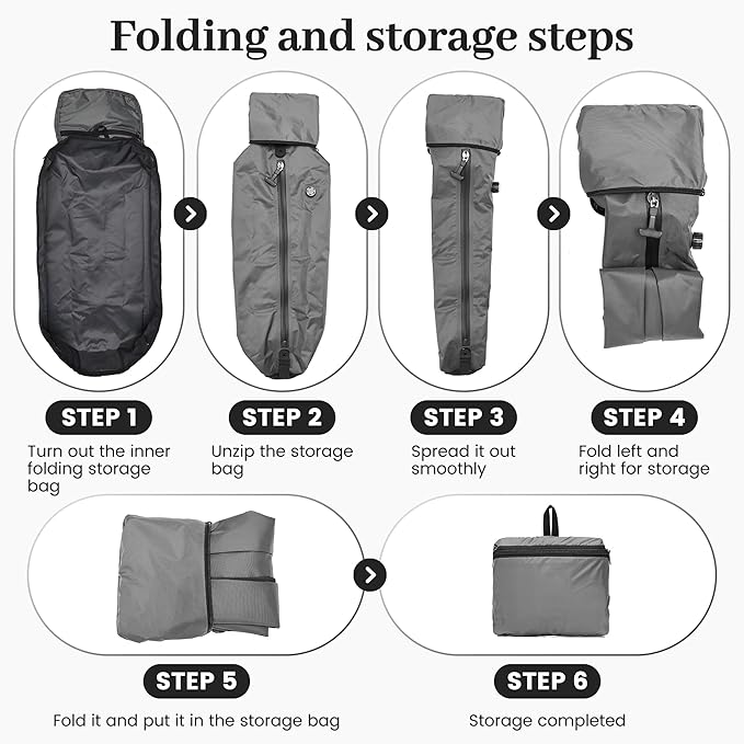 Boavan Vacuum Seal Backpack for Travel with Pump, 55L Large Bag with Zipper‑Off Detachable Vacuum Compression Bag Waterproof Carry On Large Travel Bag for Airline，Bags and Backpack Used Independently