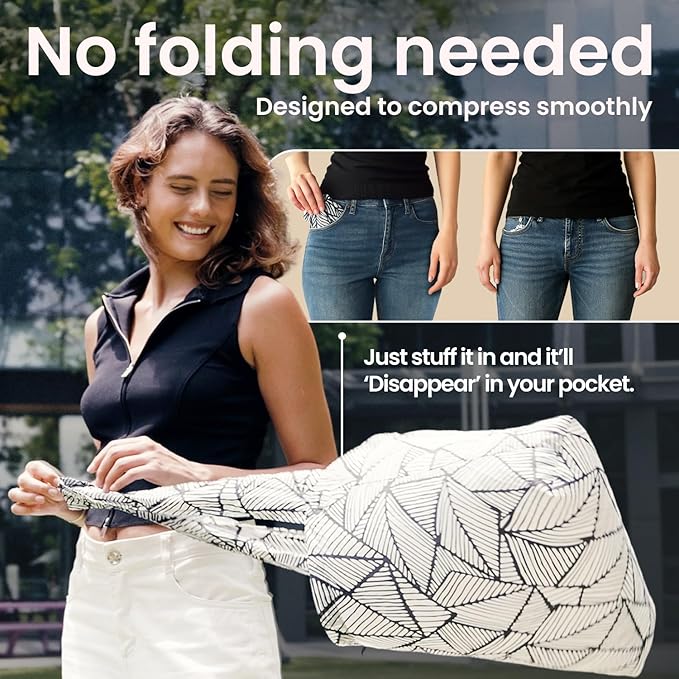 Nanobag Ultralight Heavy Duty Foldable Tote for Women & Men, Reusable Grocery & Travel Bag, Packable Collapsible Compact Market Essential (XL Splash)