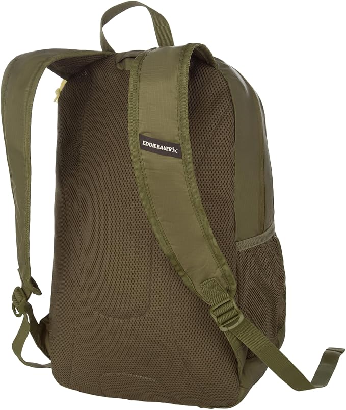 Eddie Bauer Stowaway Packable Backpack | Travel | Outdoor | Lightweight | Foldable | Durable | Ripstop Polyester | 30L - Irish Green