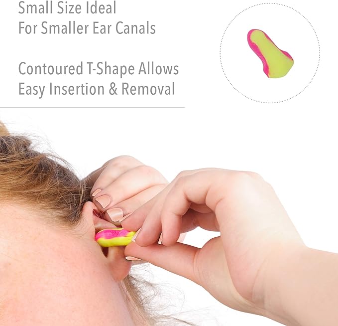 Howard Leight by Honeywell - R-01205 Laser Lite High Visibility Disposable Foam Earplugs, Yellow (Pack of 5)