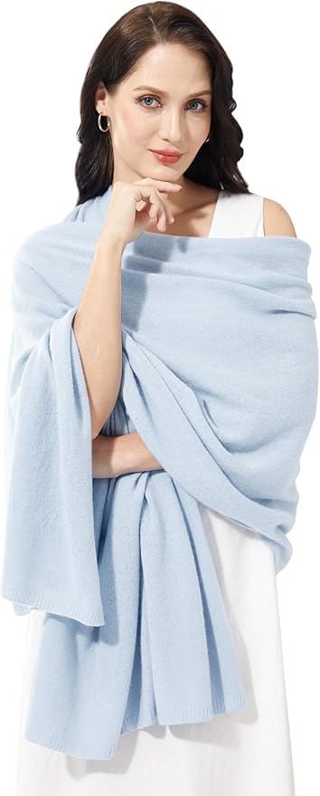 Soft Cashmere Blend Wrap Chic Scarf Stole for Women Wayfarer Travel Extra Large 87"x28"