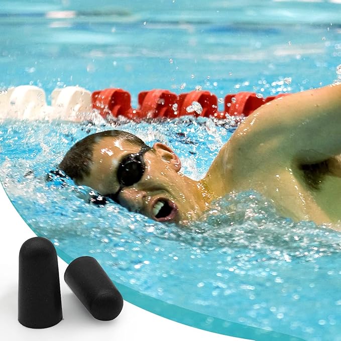 30 Pair Earplugs for Noise Cancelling Noise Blocking Ultra Soft Ear Plugs for Sleeping Study Work Black