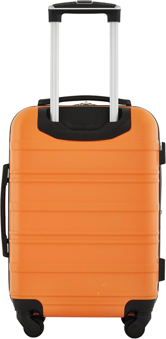 Travelers Club Phoenix Luggage, Sun Orange, 22-Inch Carry-On