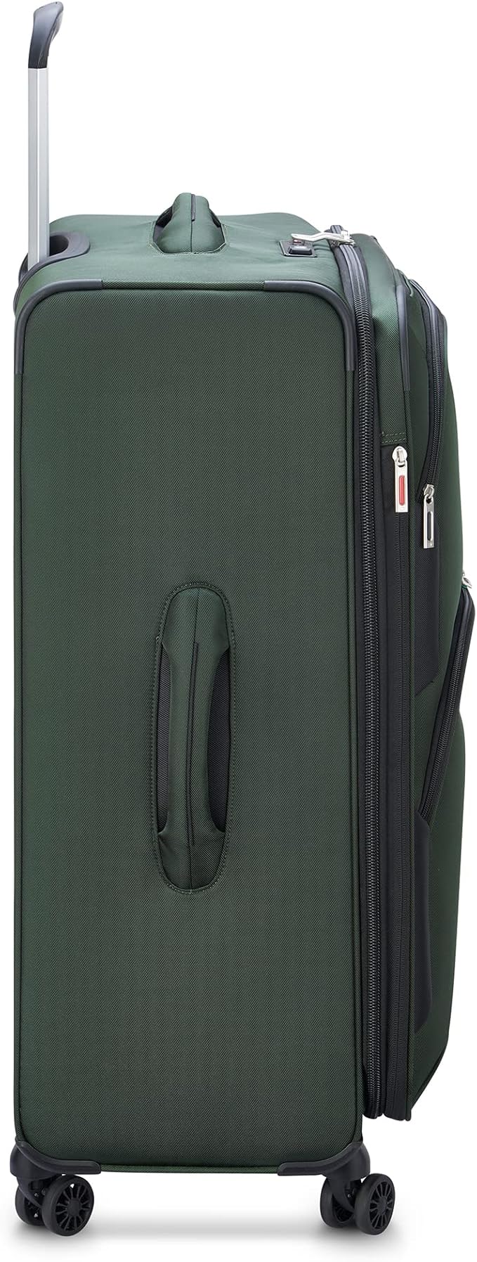 DELSEY PARIS Sky Max 2.0 Softside Expandable Luggage with Spinner Wheels 3 Piece Set, Green, 21, 24, 28 Inch