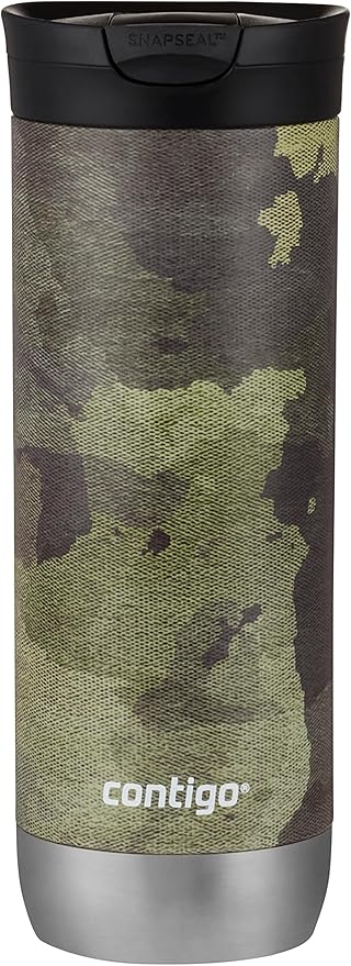 Contigo Huron Stainless Steel Travel Mug with SNAPSEAL Lid 20oz. Camo