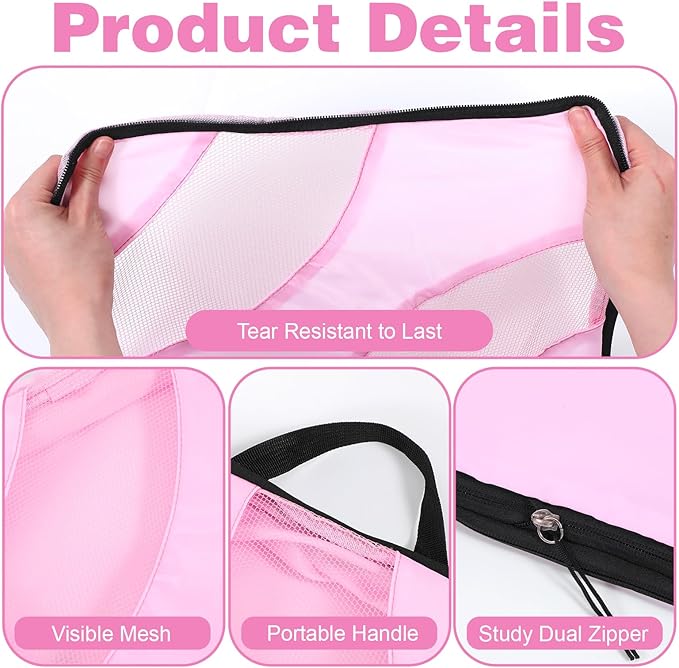 6 Set Compression Packing Cubes, Expandable Large Packing Cubes for Suitcases and Backpack, Compression Suitcase Organizers with Shoe Bag for Travel