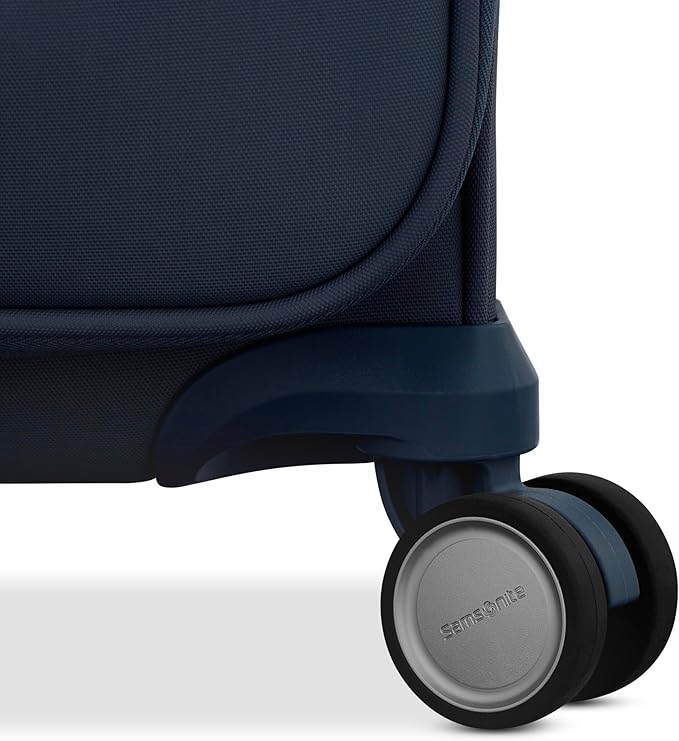 Samsonite Elevation Plus 30-Inch Large Checked Luggage - Expandable Softside Spinner Suitcase - Midnight Blue