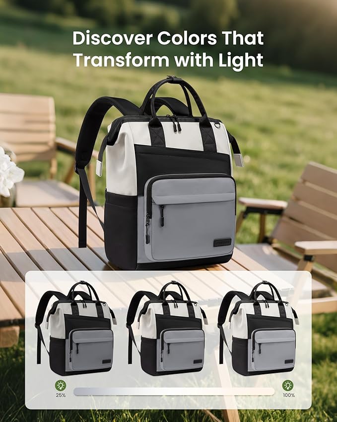 LOVEVOOK Laptop Backpack for Women, 15.6 Inch Travel Backpack for Work College Business, Water Resistant Teacher Nurse Bag with Large Capacity, School Bookbag Bags Cute Daypack for Woman Girls