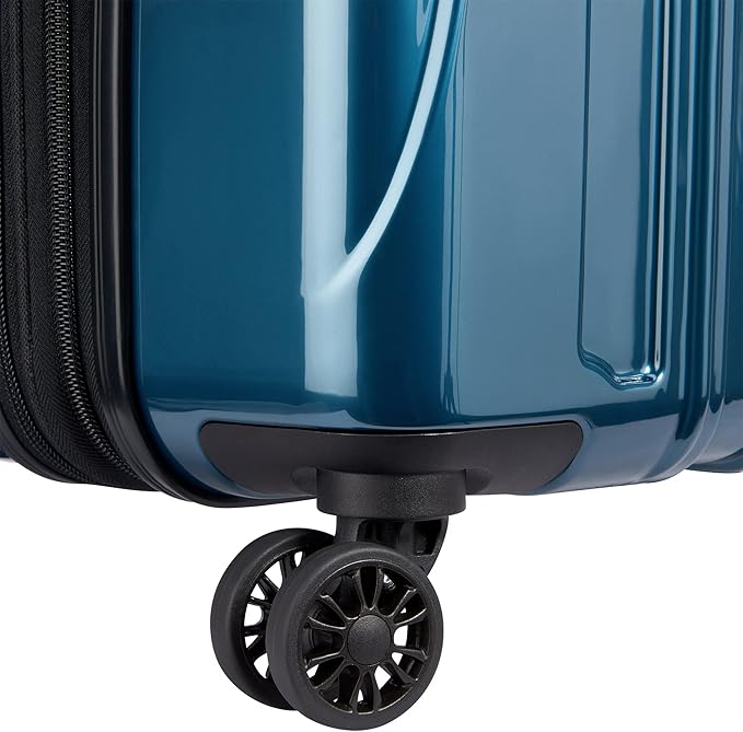 DELSEY PARIS Helium Aero Hardside Expandable Luggage with Spinner Wheels, Teal, Carry-On Plus 21 Inch