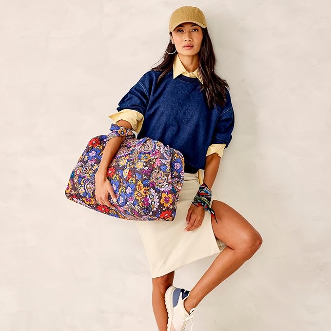 Vera Bradley Women's Cotton Large Miramar Weekender