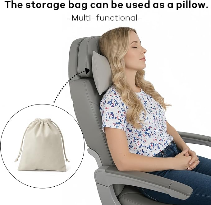 Travel Blanket Airplane - Ultra Soft & Lightweight Knit Design Compact Airplane Blanket,53x72 Inch,Stylish Travel Shawl Wraps for Flights,Office,Home Use,Travel Essentials & Gifts