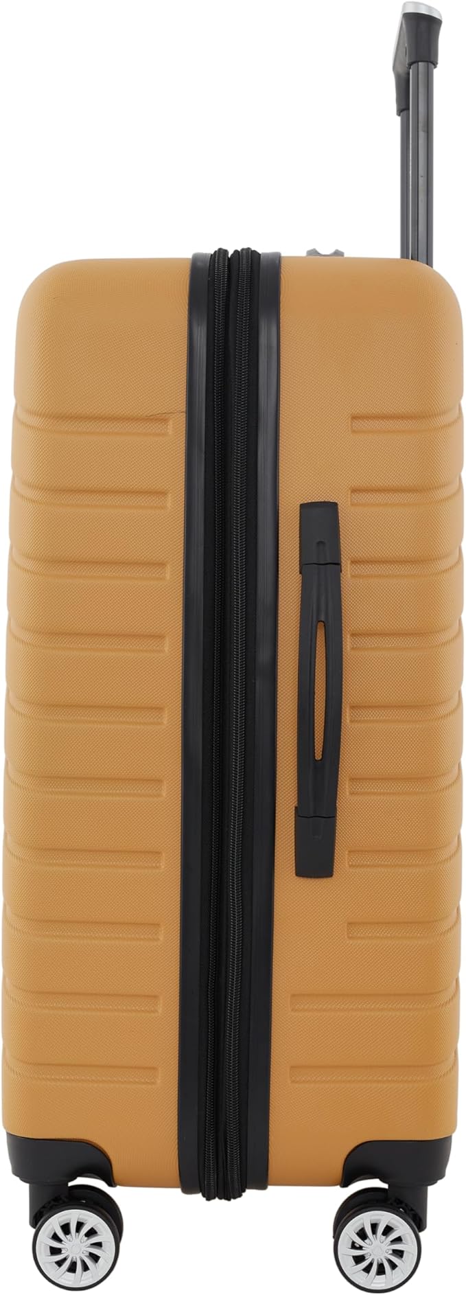 Wrangler Tahoe 3 Piece Spinner Luggage Set, Amber Gold