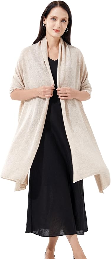 Soft Cashmere Blend Wrap Chic Scarf Stole for Women Wayfarer Travel Extra Large 87"x28"